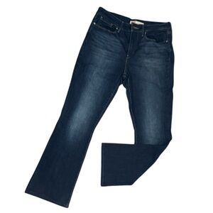 Signature by Levi Strauss Dark Blue Straight Leg Jeans